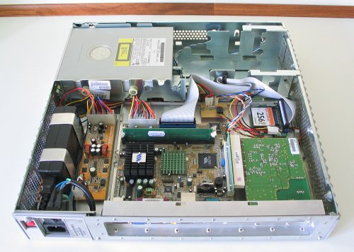 Click to see a larger picture of the interior of the fully assembled machine